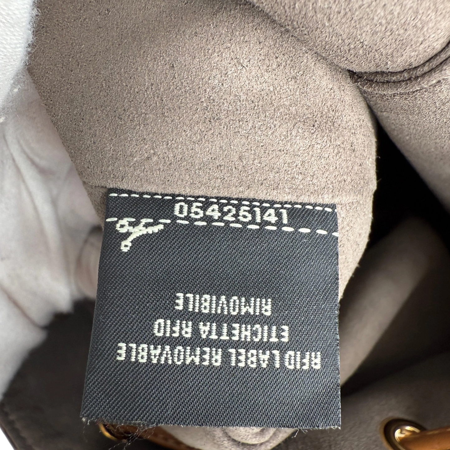 Fendi Mon Tresor Drawstring Bucket Bag braun / gut Fendi