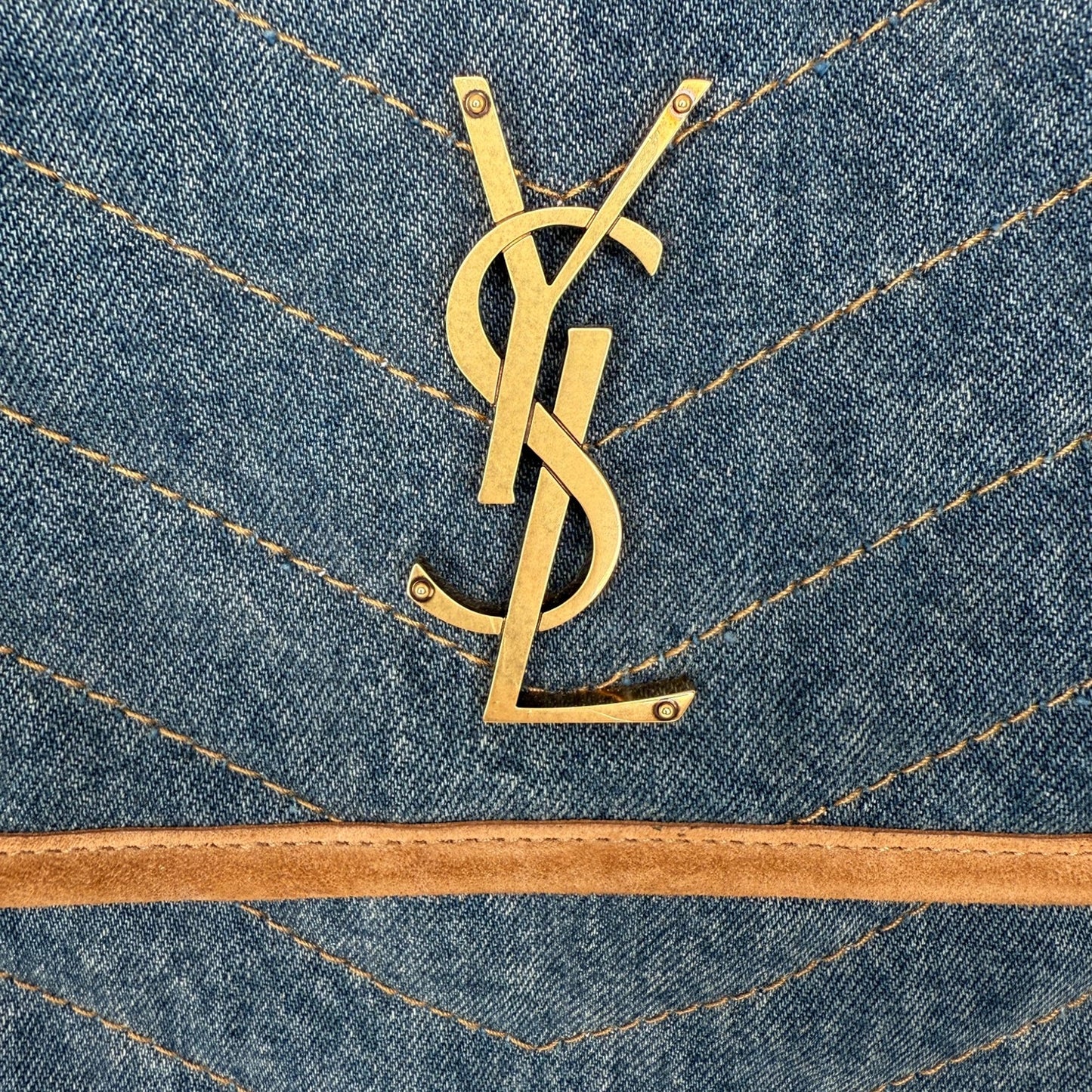 Saint Laurent Niki Denim mittelgroß blau / sehr gut Saint Laurent