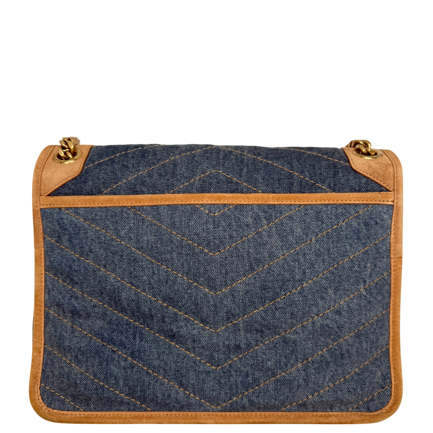 Saint Laurent Niki Denim mittelgroß blau / sehr gut Saint Laurent