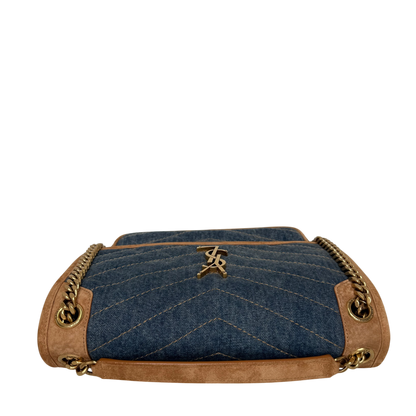 Saint Laurent Niki Denim mittelgroß blau / sehr gut Saint Laurent