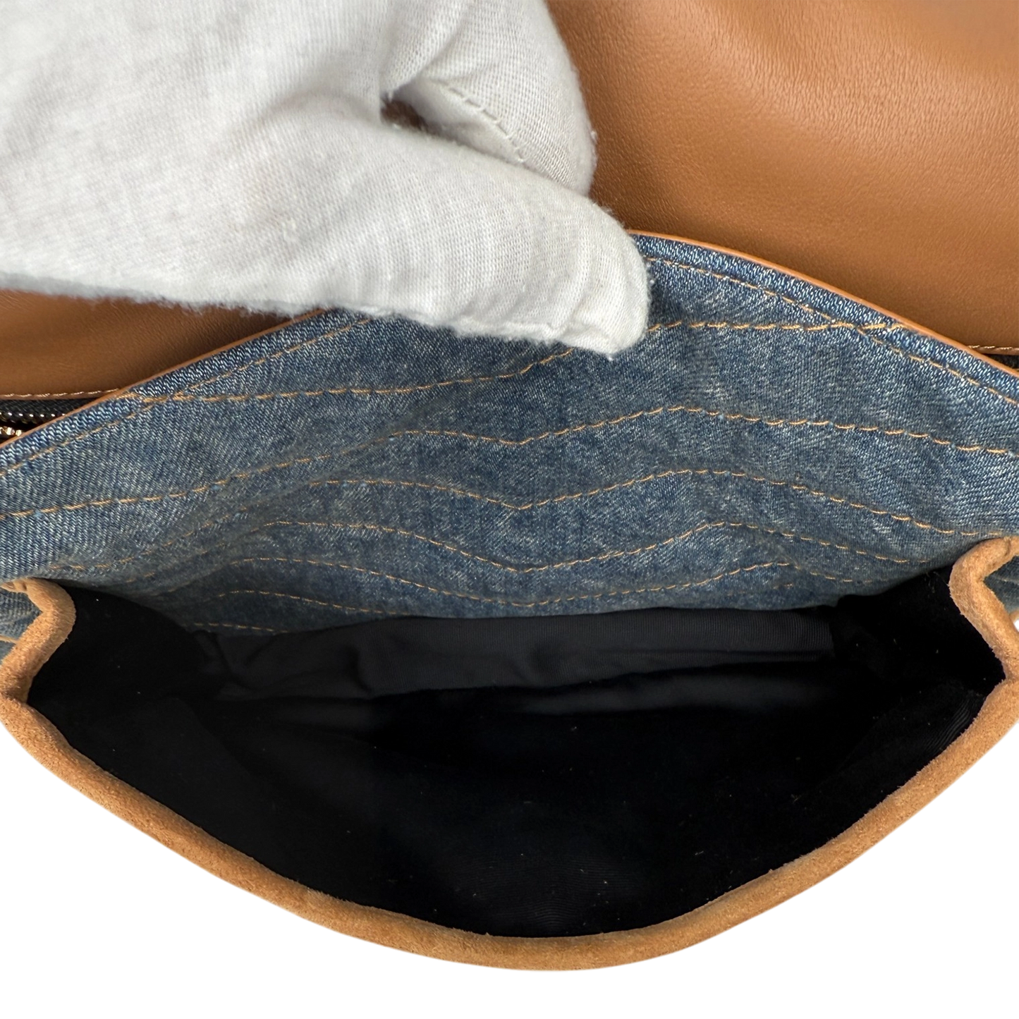 Saint Laurent Niki Denim mittelgroß blau / sehr gut Saint Laurent
