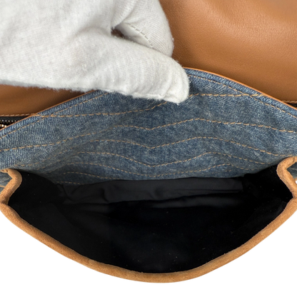 Saint Laurent Niki Denim mittelgroß blau / sehr gut Saint Laurent