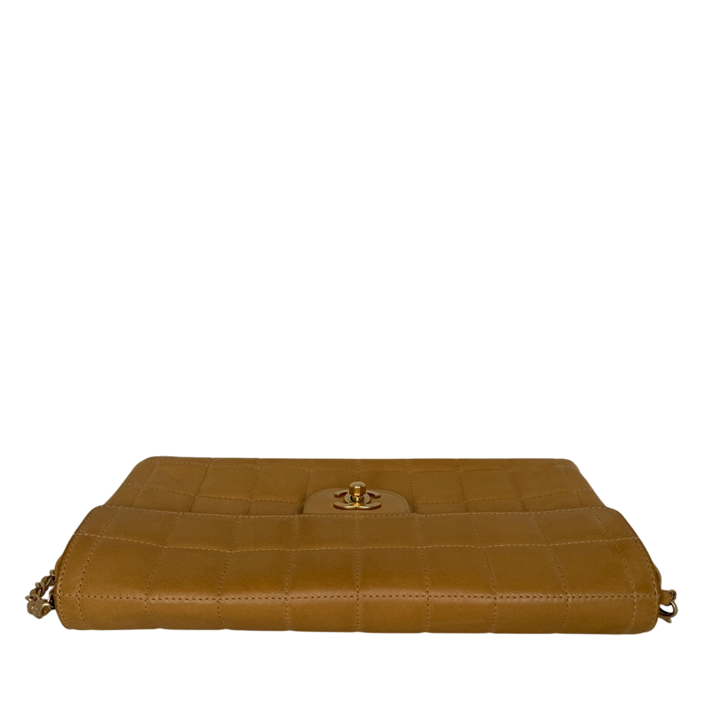 Chanel Chocolate Bar Bag Lammleder braun / sehr gut Chanel