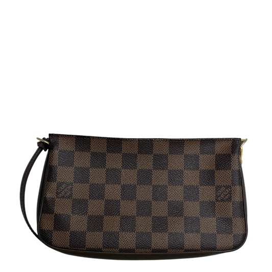 Louis Vuitton Pochette Accessoires Damier Ebène Canvas Braun Gold Louis Vuitton