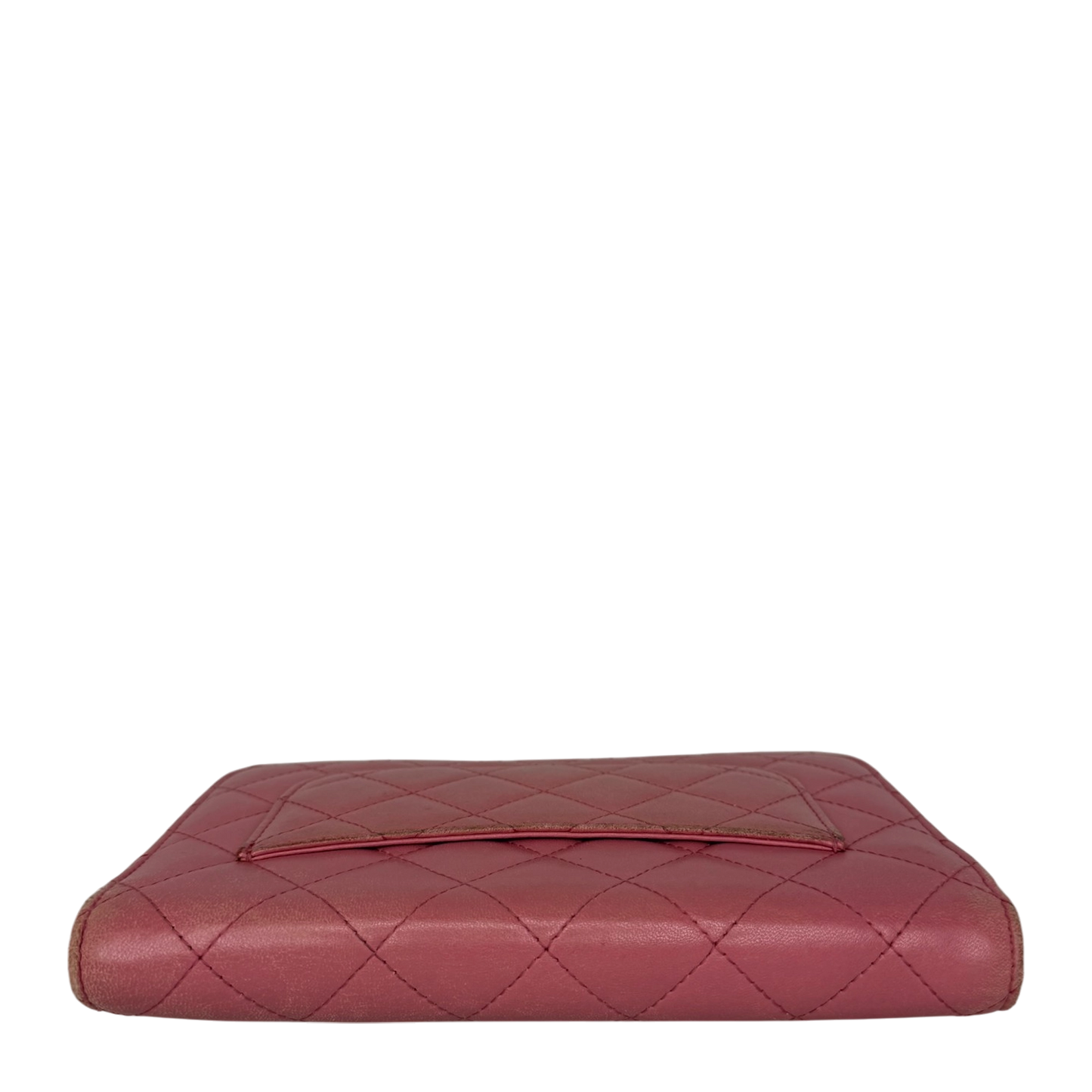 Chanel Wallet on Chain Lammleder Rosa / gut Chanel