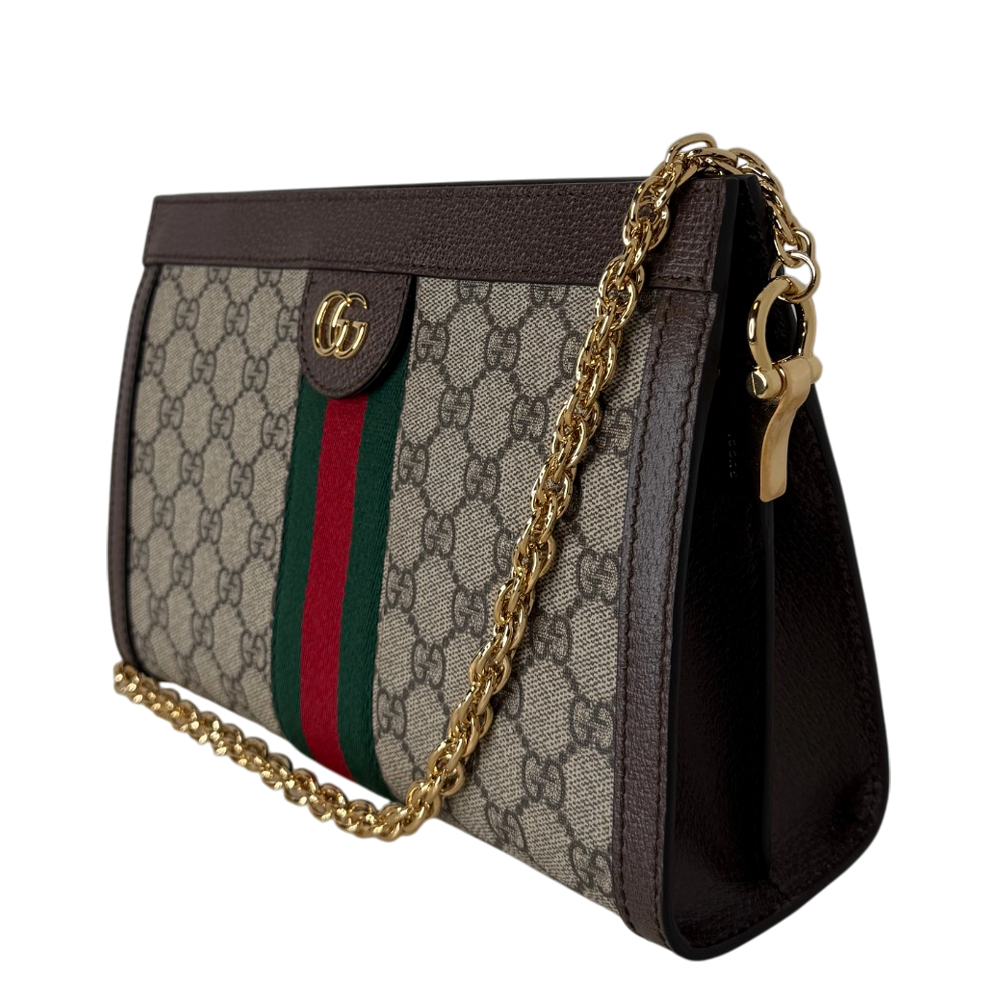 Gucci GG Supreme Monogram Web Small Ophidia braun / neuwertig Gucci