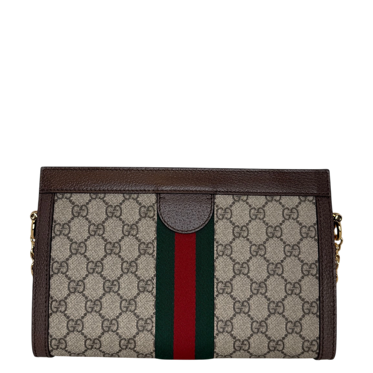 Gucci GG Supreme Monogram Web Small Ophidia braun / neuwertig Gucci