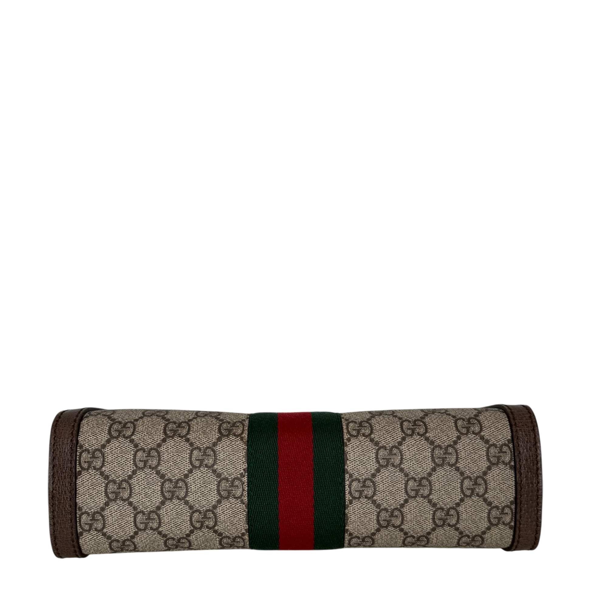 Gucci GG Supreme Monogram Web Small Ophidia braun / neuwertig Gucci