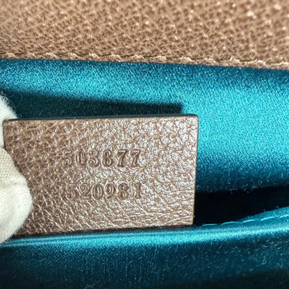 Gucci GG Supreme Monogram Web Small Ophidia braun / neuwertig Gucci