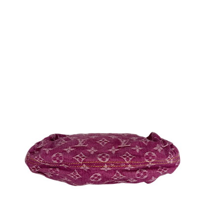 Louis Vuitton Mini Pleaty Monogram Denim Fuchsia Fullset / sehr gut Louis Vuitton