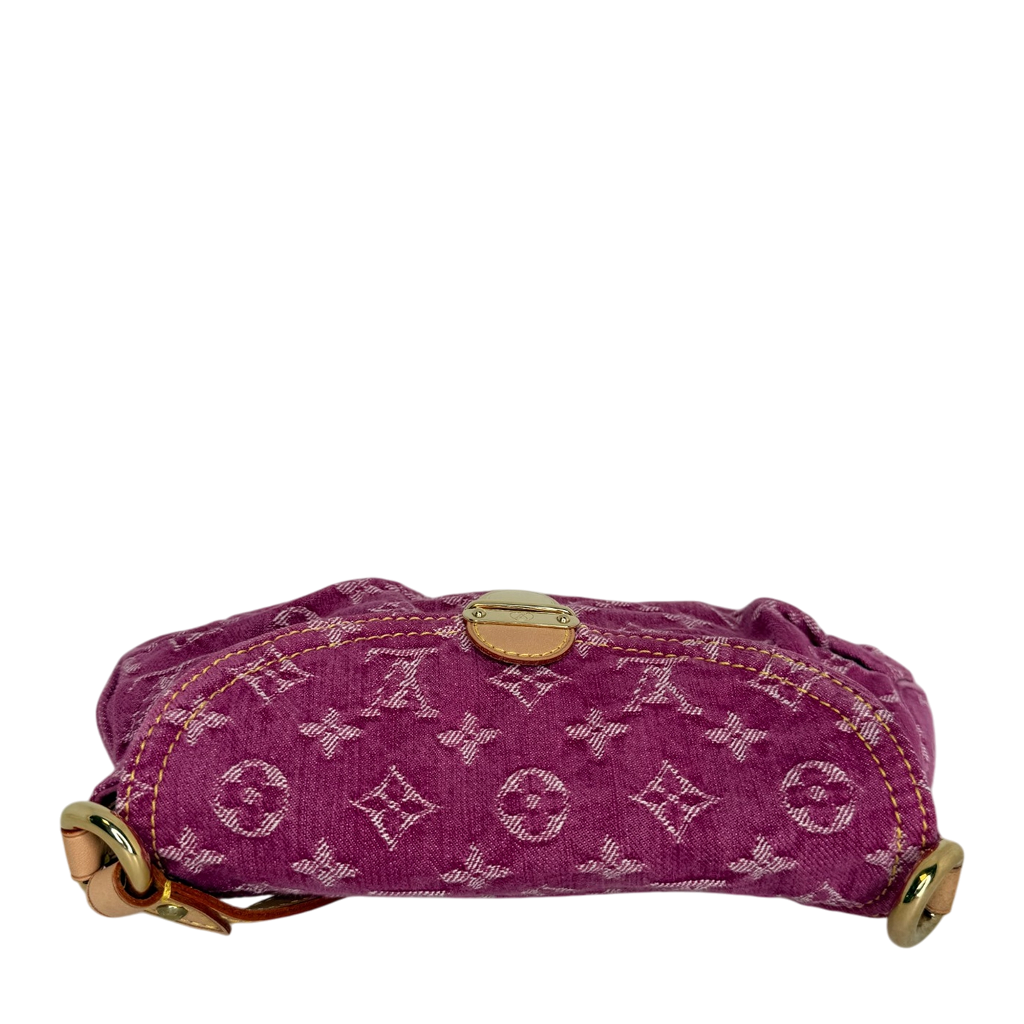Louis Vuitton Mini Pleaty Monogram Denim Fuchsia Fullset / sehr gut Louis Vuitton