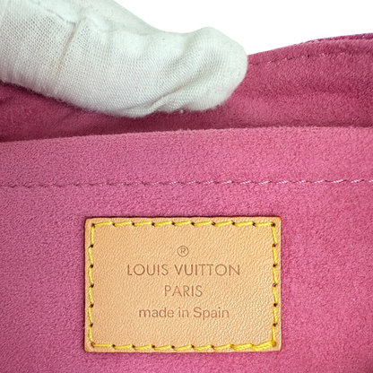 Louis Vuitton Mini Pleaty Monogram Denim Fuchsia Fullset / sehr gut Louis Vuitton