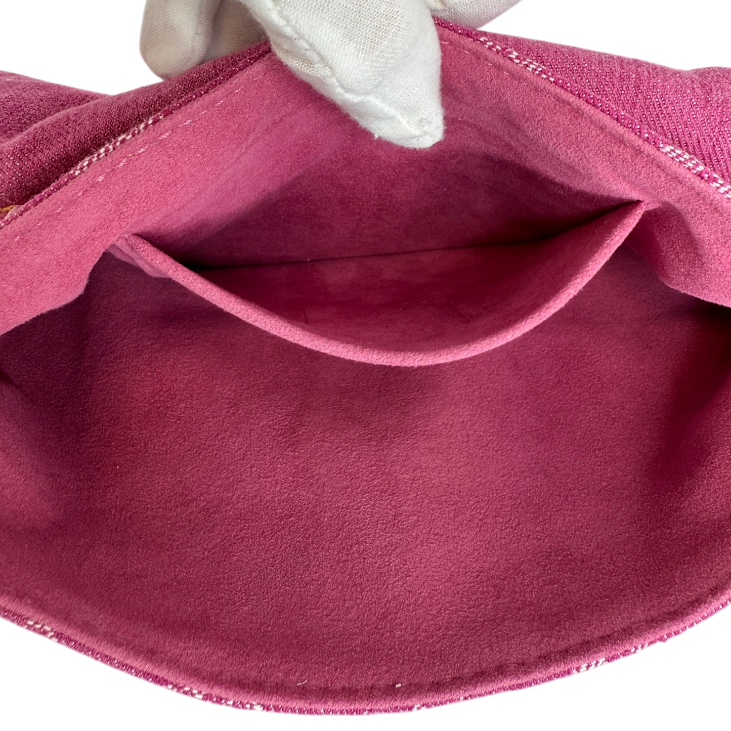 Louis Vuitton Mini Pleaty Monogram Denim Fuchsia Fullset / sehr gut Louis Vuitton