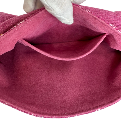 Louis Vuitton Mini Pleaty Monogram Denim Fuchsia Fullset / sehr gut Louis Vuitton