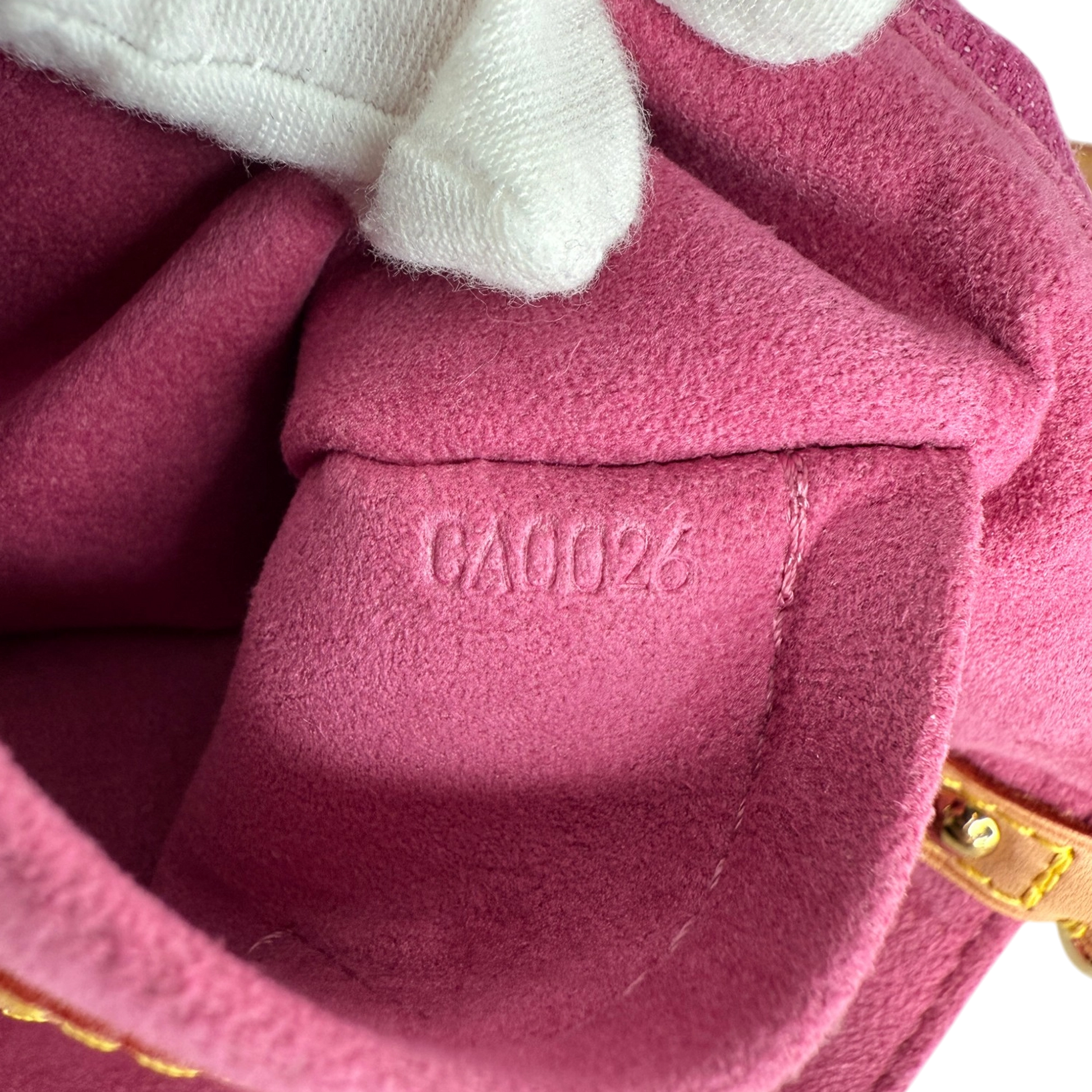 Louis Vuitton Mini Pleaty Monogram Denim Fuchsia Fullset / sehr gut Louis Vuitton