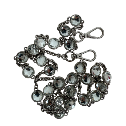 MIU MIU Crystal-Embellished Velvet Clutch on Chain  rot / neuwertig MIU MIU