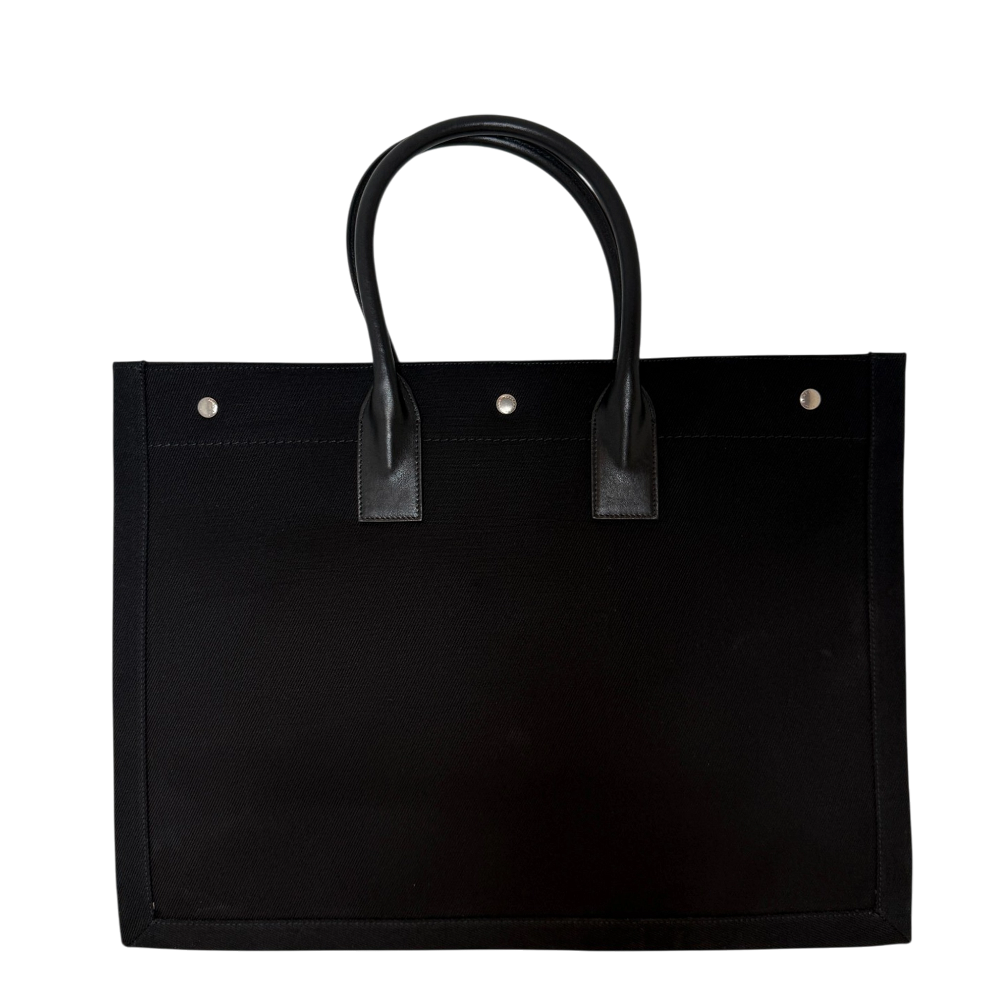 Saint Laurent Large Tote Tasche Rive Gauche Schwarz / neuwertig Saint Laurent