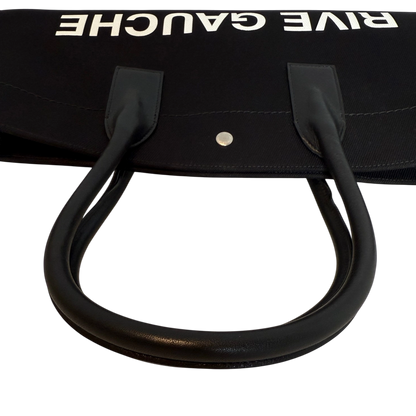 Saint Laurent Large Tote Tasche Rive Gauche Schwarz / neuwertig Saint Laurent