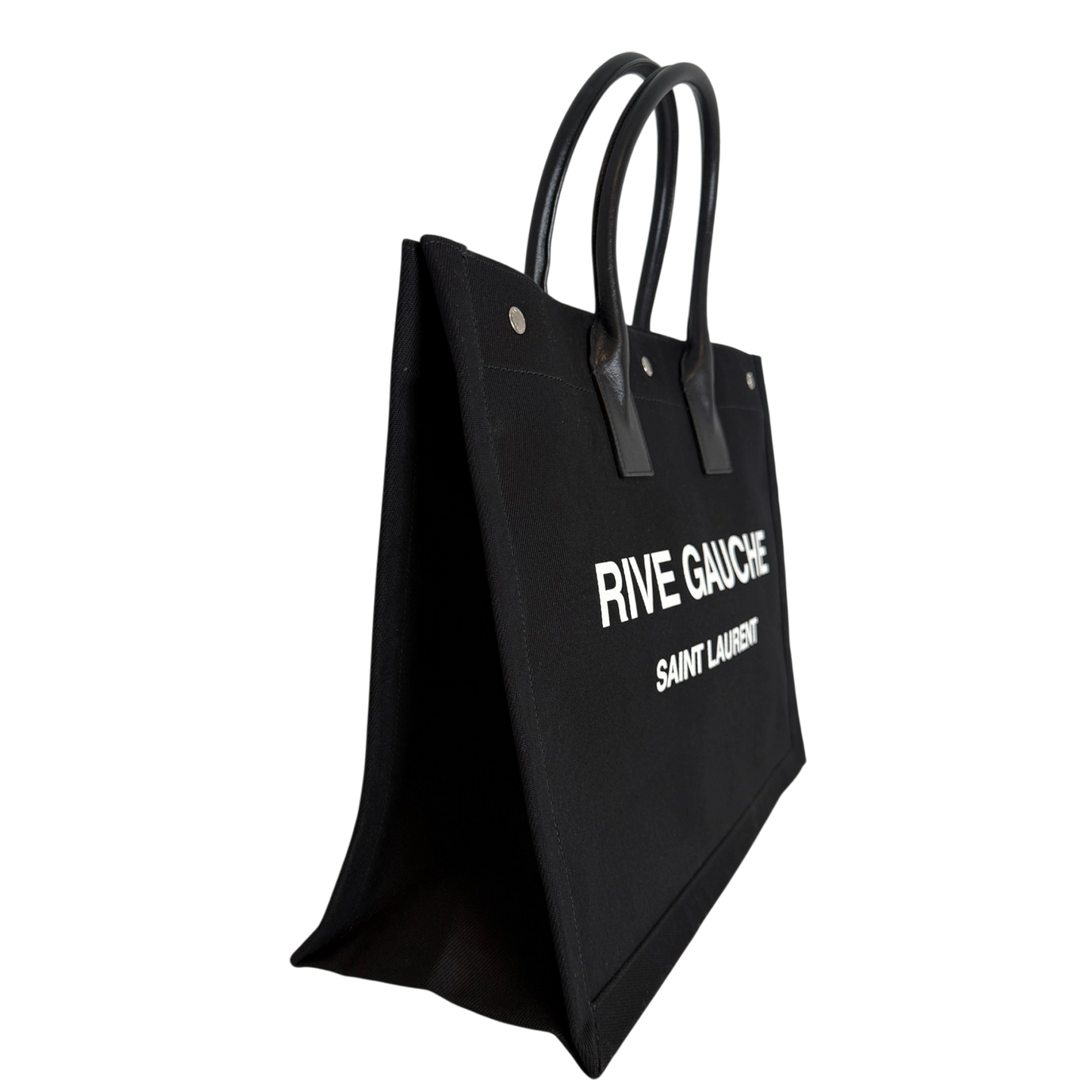 Saint Laurent Large Tote Tasche Rive Gauche Schwarz / neuwertig Saint Laurent