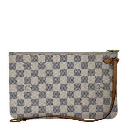 Louis Vuitton Neverfull MM Damier Azur Canvas Beige / gut Louis Vuitton