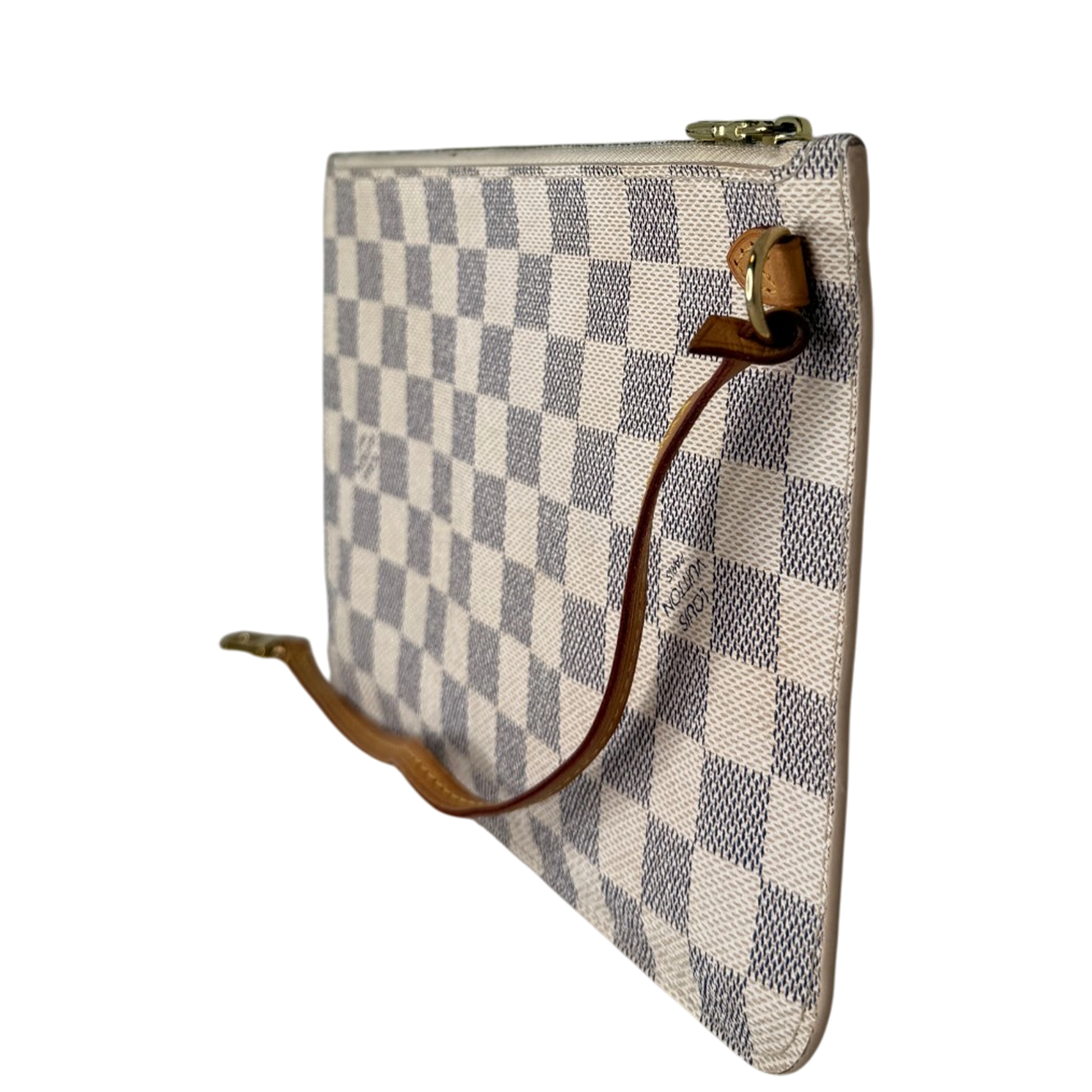 Louis Vuitton Neverfull MM Damier Azur Canvas Beige / gut Louis Vuitton