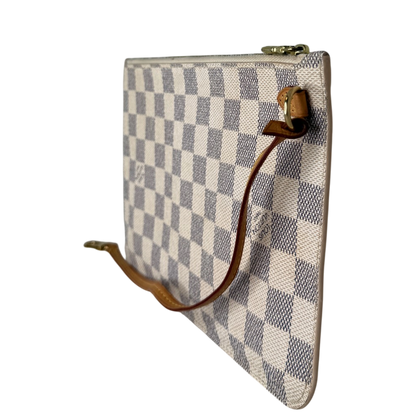 Louis Vuitton Neverfull MM Damier Azur Canvas Beige / gut Louis Vuitton