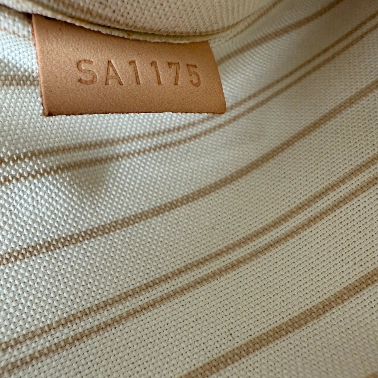 Louis Vuitton Neverfull MM Damier Azur Canvas Beige / gut Louis Vuitton
