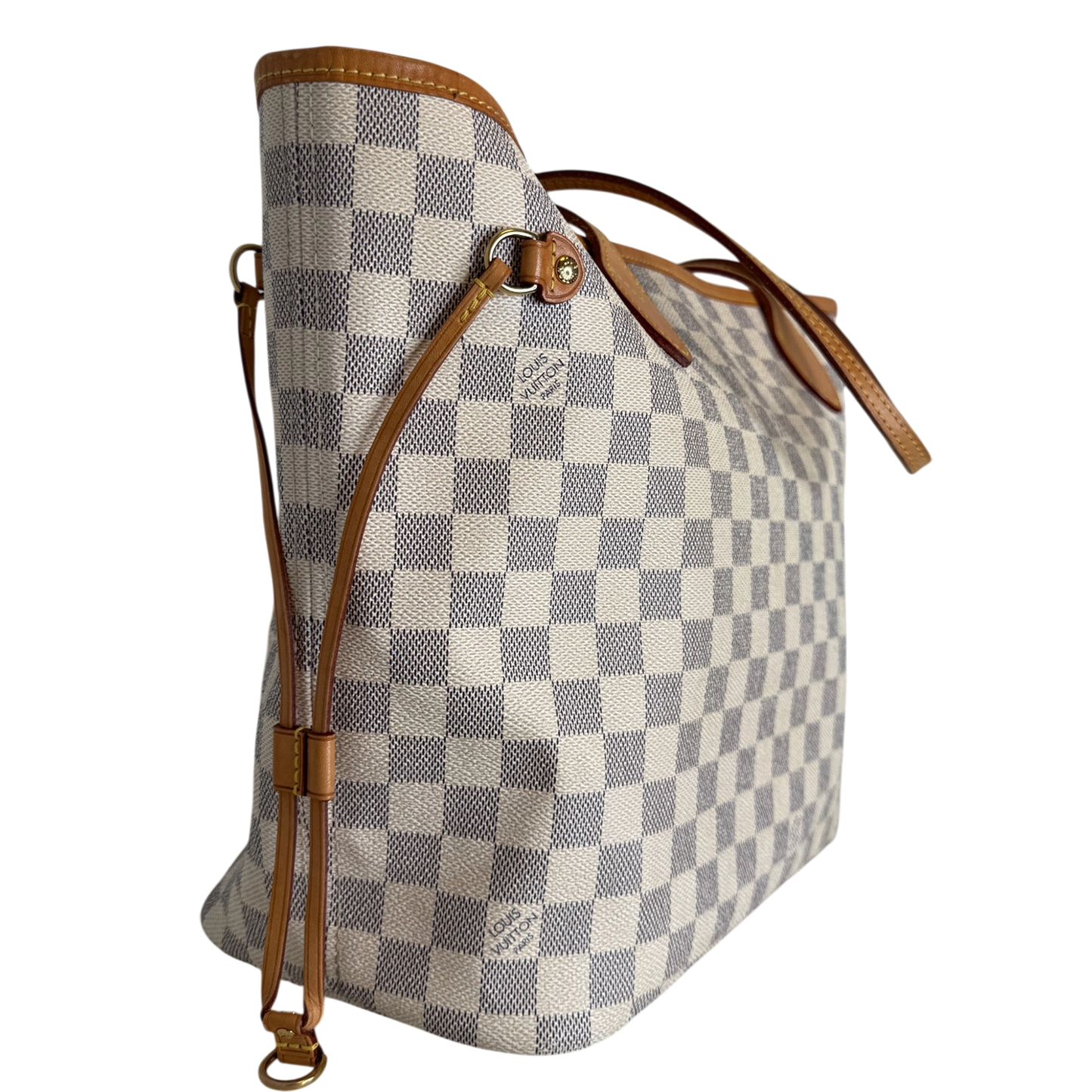 Louis Vuitton Neverfull MM Damier Azur Canvas Beige / gut Louis Vuitton