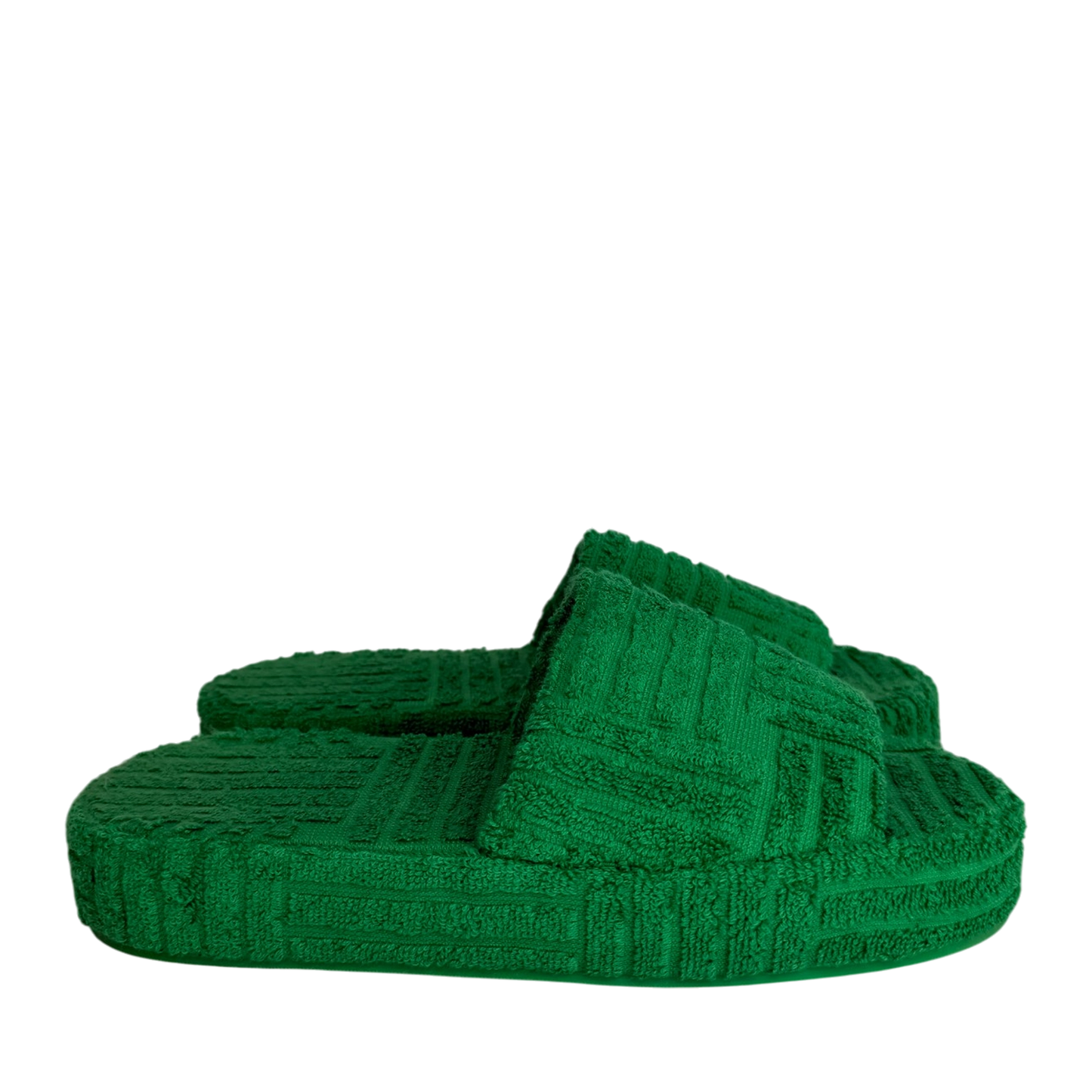 Bottega Veneta Sandalen Resort Sponge grün Größe 39 / neuwertig Echtheitscheck