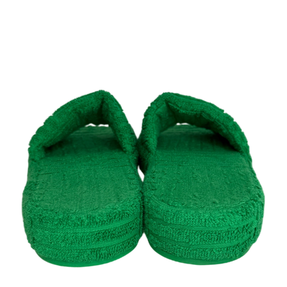 Bottega Veneta Sandalen Resort Sponge grün Größe 39 / neuwertig Echtheitscheck