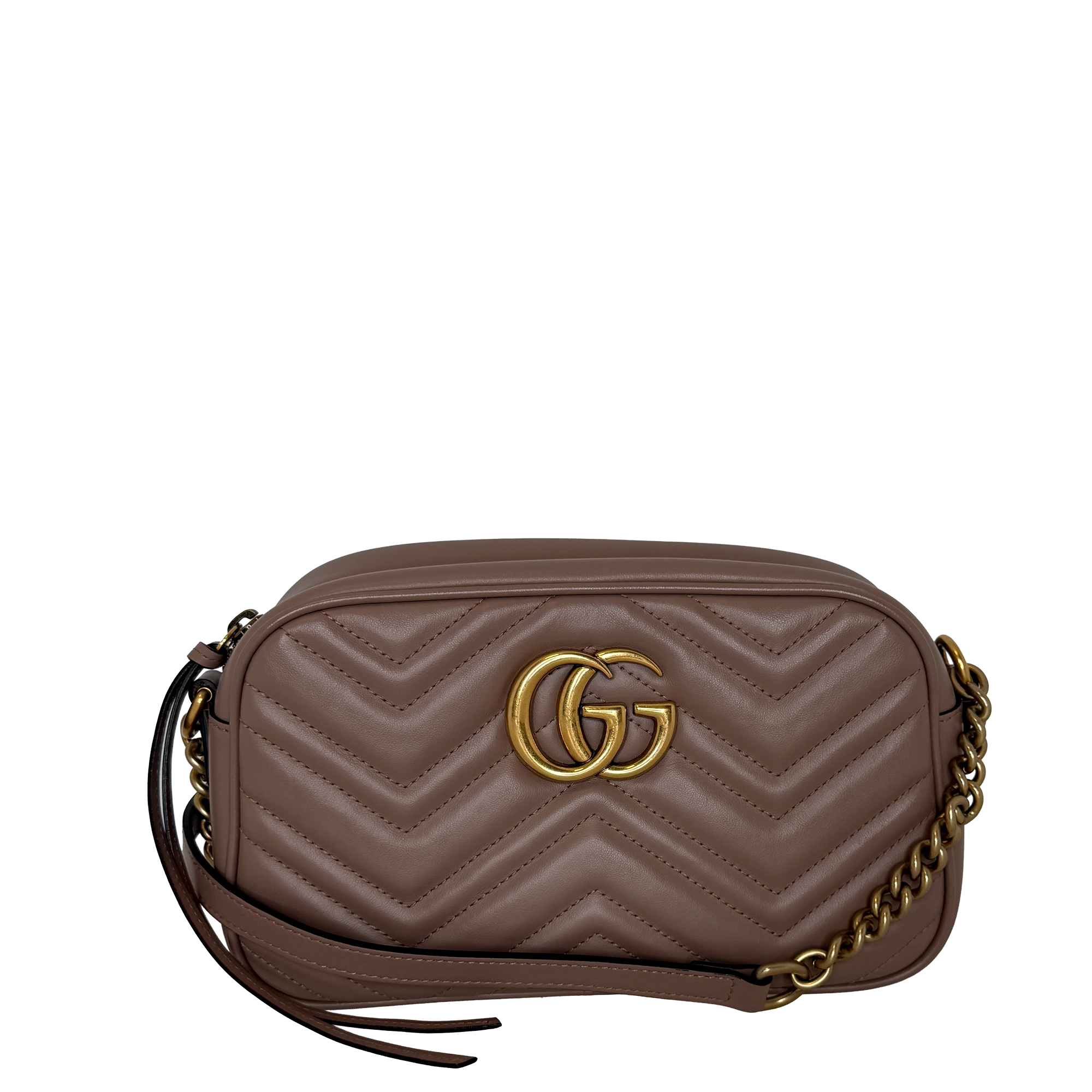 Gucci GG Marmont Small Chain Shoulder Bag Rosa / neuwertig Gucci