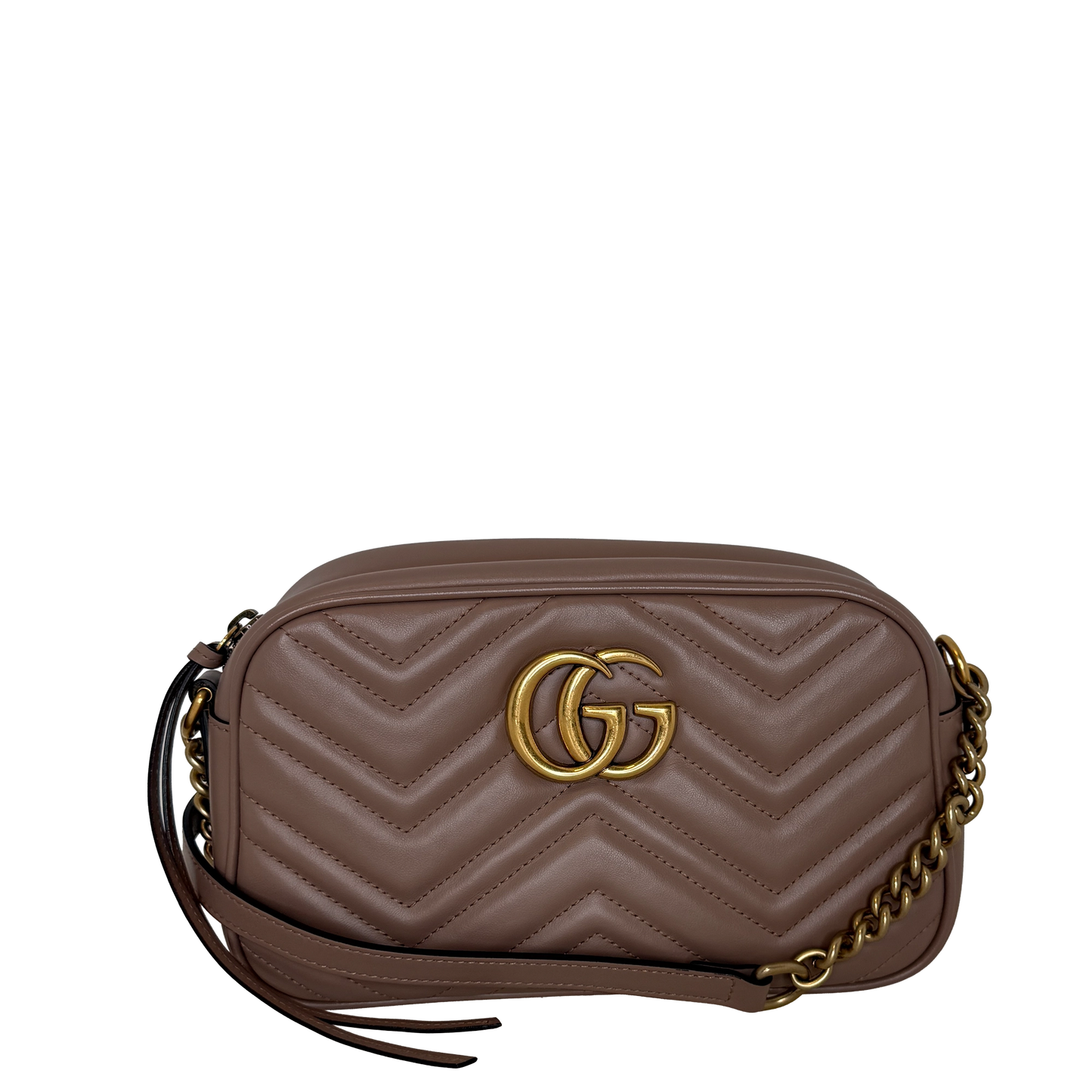 Gucci GG Marmont Small Chain Shoulder Bag Rosa / neuwertig Gucci