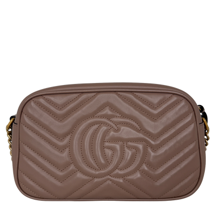Gucci GG Marmont Small Chain Shoulder Bag Rosa / neuwertig Gucci