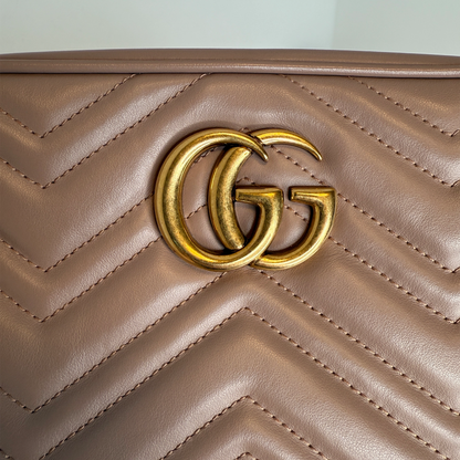 Gucci GG Marmont Small Chain Shoulder Bag Rosa / neuwertig Gucci
