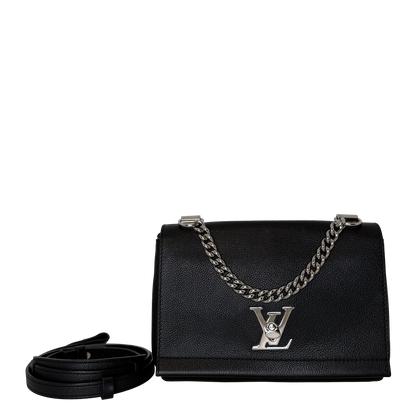 Louis Vuitton Lockme II Chain Bag BB Kalbsleder schwarz / sehr gut Louis Vuitton