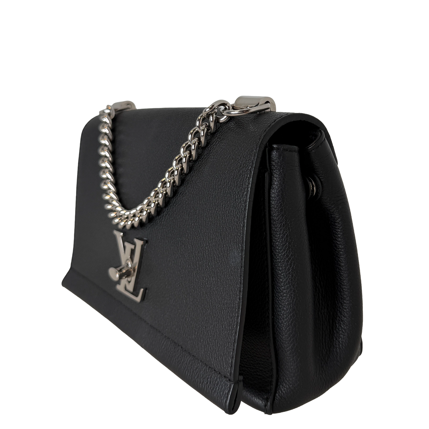 Louis Vuitton Lockme II Chain Bag BB Kalbsleder schwarz / sehr gut Louis Vuitton