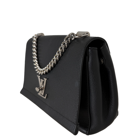 Louis Vuitton Lockme II Chain Bag BB Kalbsleder schwarz / sehr gut Louis Vuitton