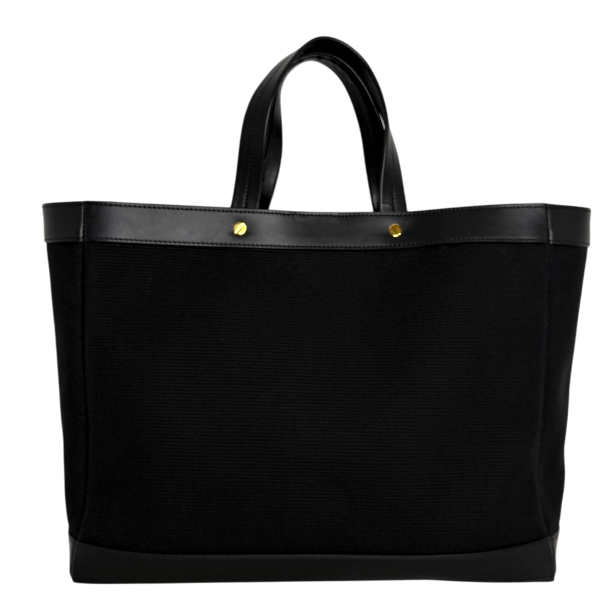 Tom Ford T Screw Shopper Medium Schwarz goldene Hardware Tom Ford