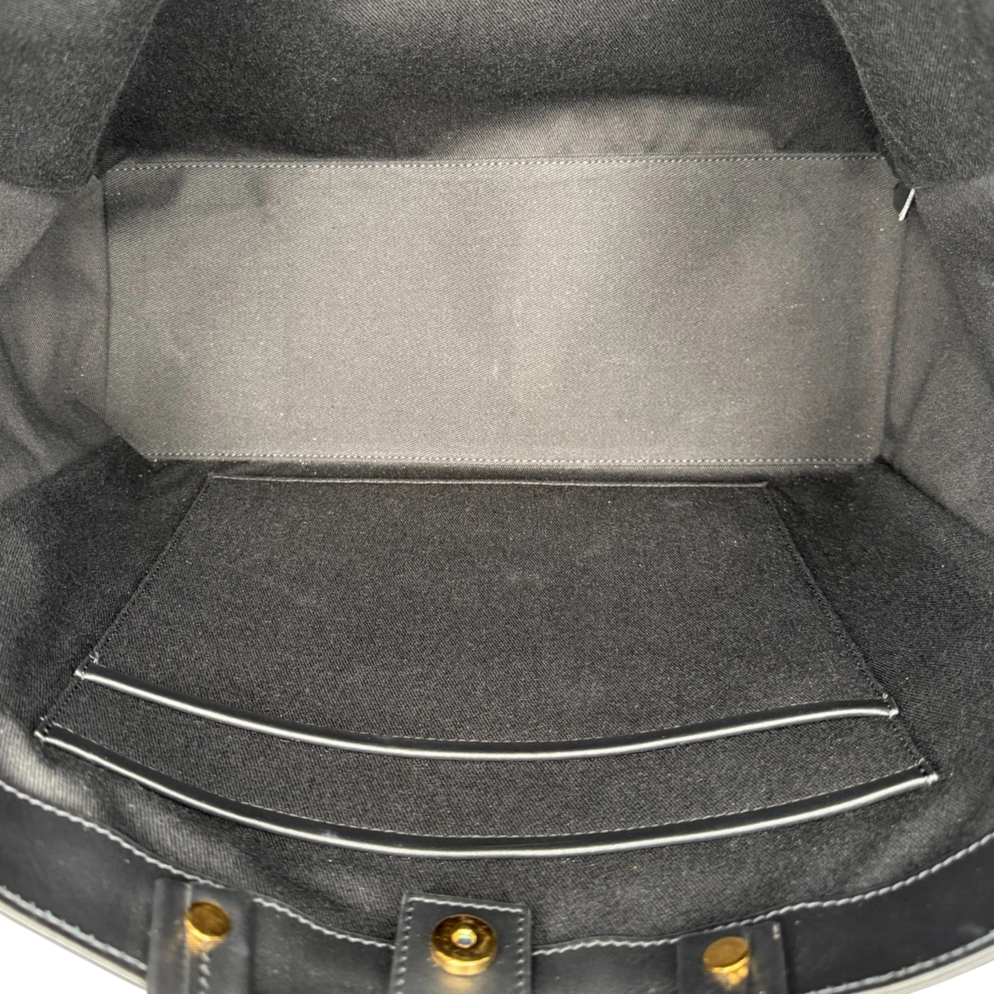 Tom Ford T Screw Shopper Medium Schwarz goldene Hardware Tom Ford