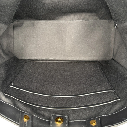 Tom Ford T Screw Shopper Medium Schwarz goldene Hardware Tom Ford