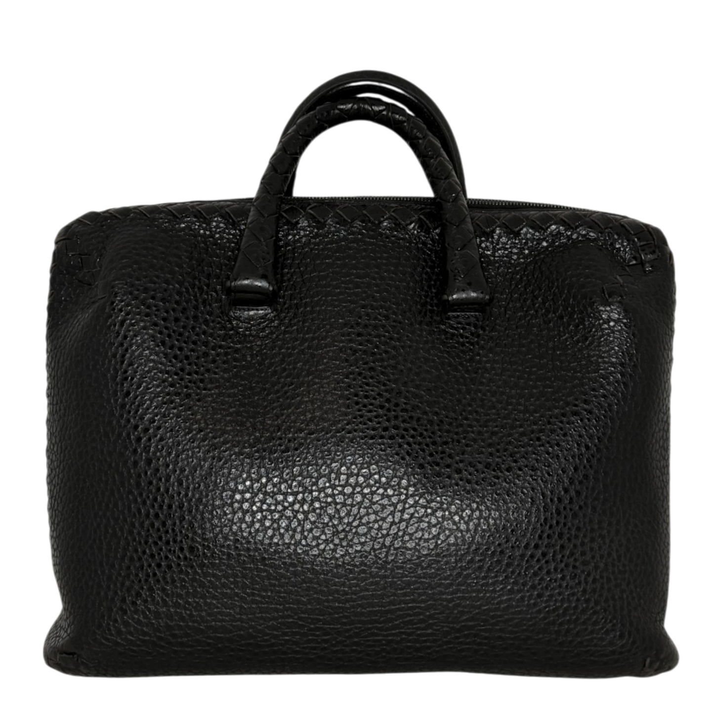 Bottega Veneta Intrecciato Cervo Aktentasche schwarz Bottega Veneta