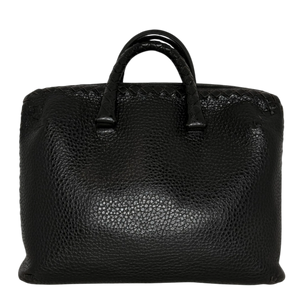Bottega Veneta Intrecciato Cervo Aktentasche schwarz