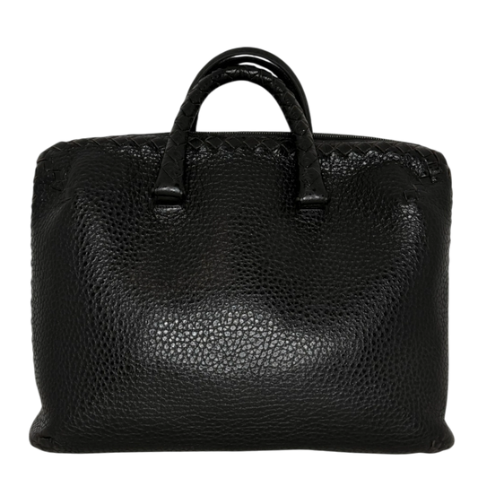 Bottega Veneta Intrecciato Cervo Aktentasche schwarz Bottega Veneta