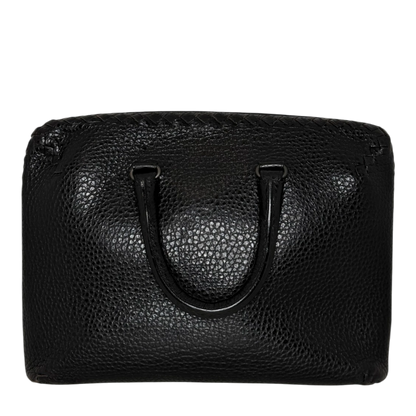 Bottega Veneta Intrecciato Cervo Aktentasche schwarz Bottega Veneta