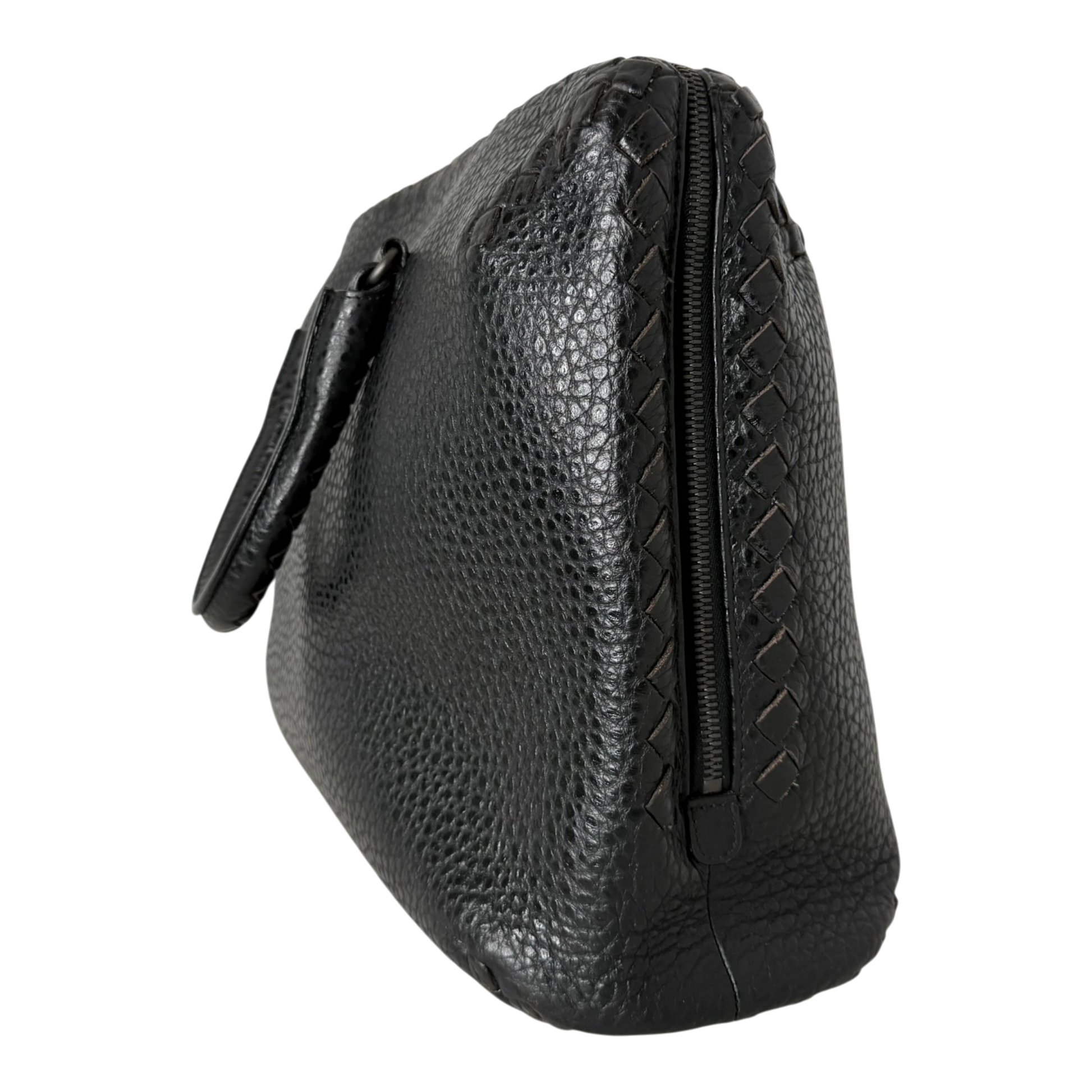 Bottega Veneta Intrecciato Cervo Aktentasche schwarz Bottega Veneta