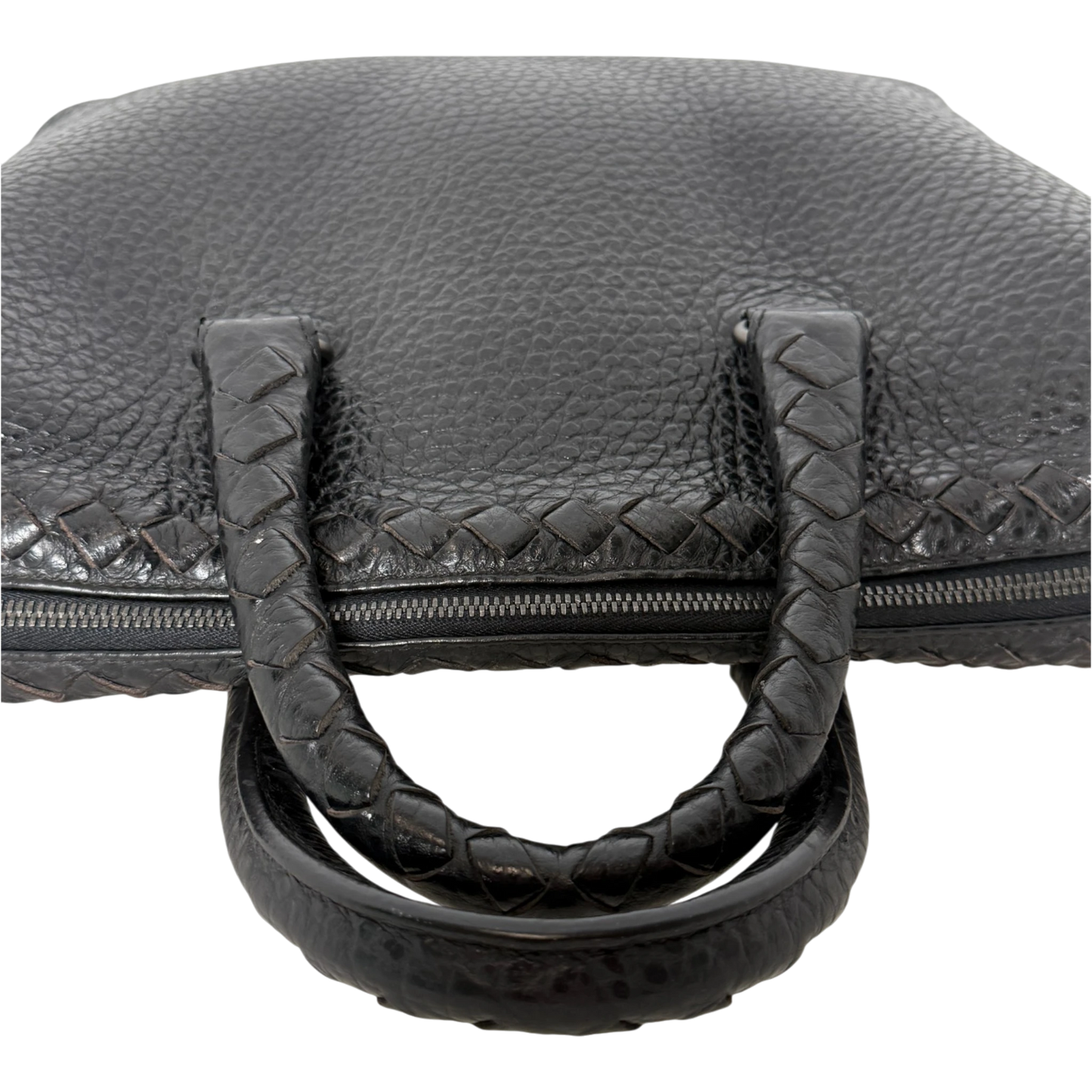 Bottega Veneta Intrecciato Cervo Aktentasche schwarz Bottega Veneta
