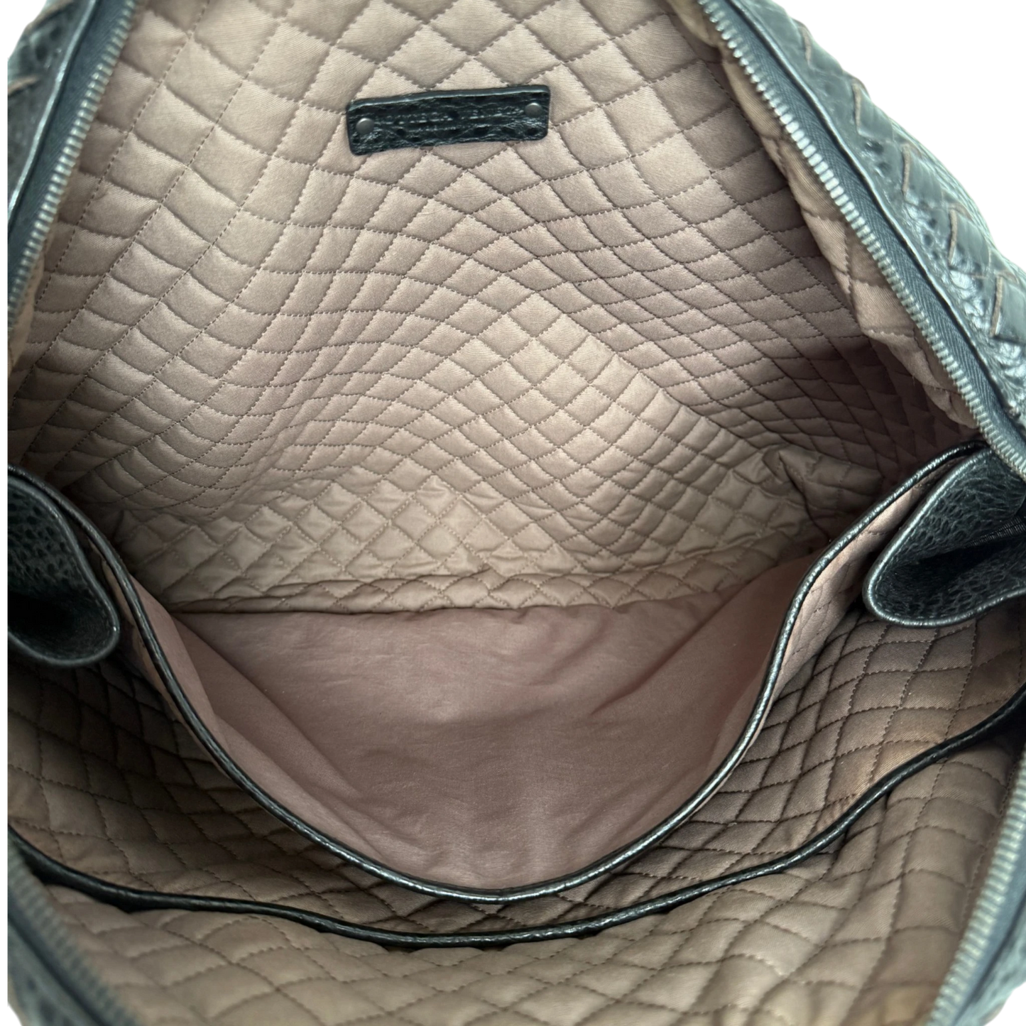 Bottega Veneta Intrecciato Cervo Aktentasche schwarz Bottega Veneta