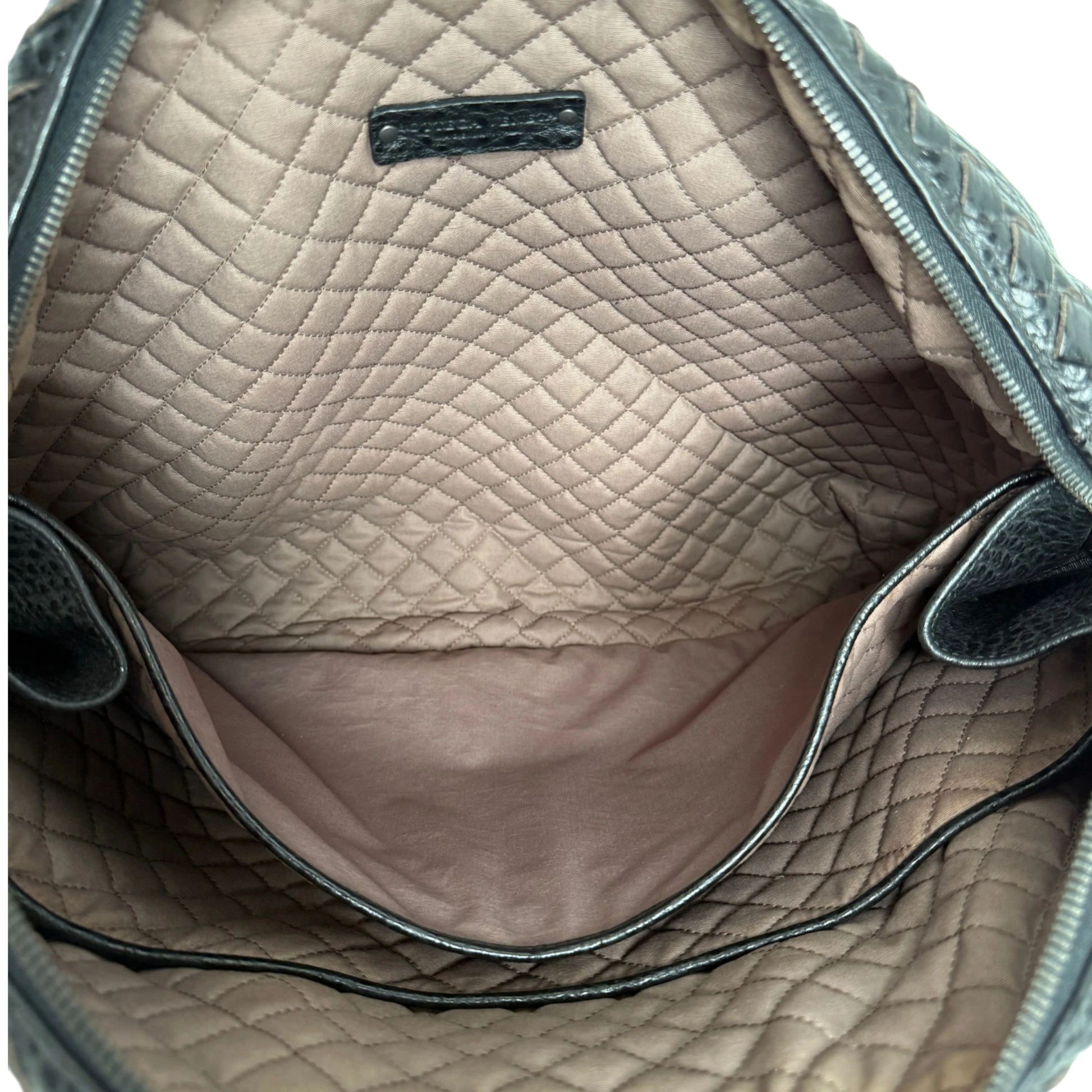 Bottega Veneta Intrecciato Cervo Aktentasche schwarz Bottega Veneta