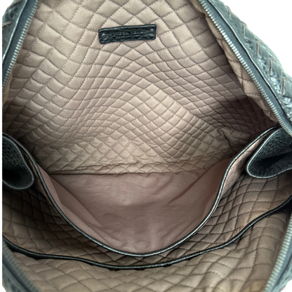 Bottega Veneta Intrecciato Cervo Aktentasche schwarz Bottega Veneta