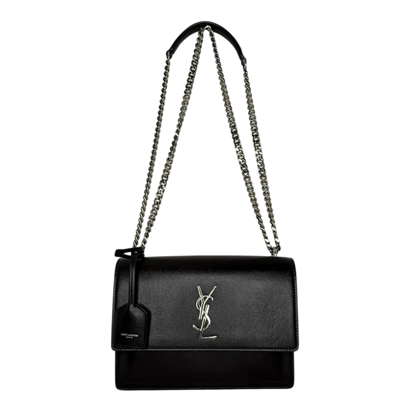 Saint Laurent Sunset Medium Leder schwarz / sehr gut Saint Laurent
